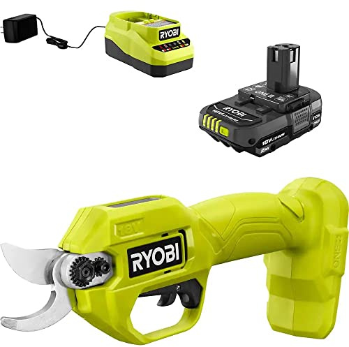 ONE+ 18 V schnurlose Gartenschere mit 2,0 Ah Akku und Ladegerät
