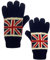 Union Jack Handschuhe, gestrickt, für Herren und Damen, Unisex, union jack, L
