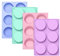 La chat 4 PCS chocolate Molds, Silicone Oreo Cookie molds for chocolate， Candy, Cookies, Oreos, mini Soap, Cupcake, Pudding, Jello, Muffin, Non-Stick Cylinder Baking molds