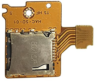 JINTAI Slot Module Replacement for Nintendo Switch HACSD01 HAC001 HAC001 | (01) 6.2 Micro SD Card Reader Port Slot Flex CableGame Cartridge Reader Flex