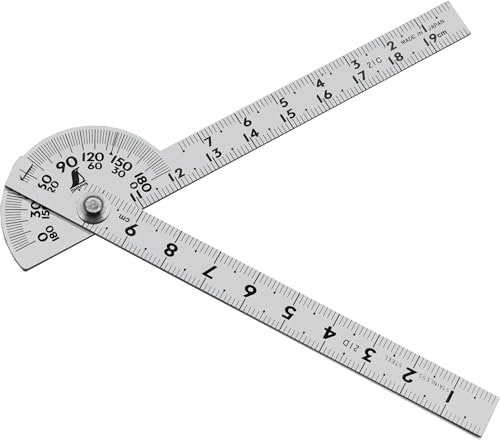 Shinwa 62995 Gradmesser Mini No.40, Winkelmesser 90°, 10cm - FAMEX 12555