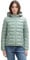 TOM TAILOR Denim Damen 1042098 Lightweight Steppmantel mit Kapuze, 28991-Gleam Jade Green, L