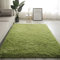 Swsen Tapis de Salon Shaggy Ultra Doux - Moelleux et Lavable - Tapis Moderne pour Chambre avec Dessous Antidérapant, 80 x 120 cm, Vert Herbe