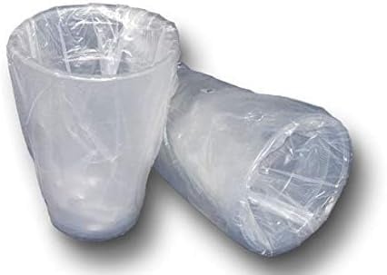 Individually Wrapped 8oz Plastic Cups. Premium Quality Clear Hygenic Disposable Cups - Pack of 250