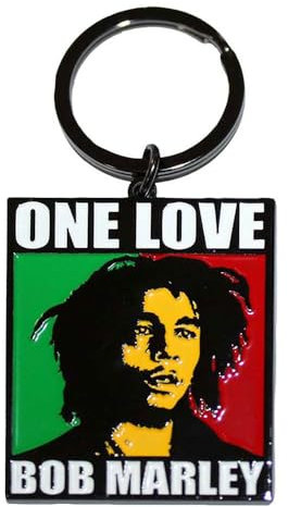 Rock Off officially licensed products Bob Marley One Love Schlüsselring Keychain One Size