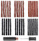 CONNECTION Tubeless Reparaturset Tubeless Repair Kit Tubeless MTB Reparaturset Fahrradreifen Pannen Set 1 Stahlgabel und 45 Klebestreifen 3.5/6 mm für Fahrradreifen Befestigungswerkzeuge Mountainbike