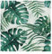 50PCS Neukids Green Palm Leaves Tile Stickers Textured Kitchen Peel and Stick, Green Geometric Pattern Kitchen Bathroom Tile Stickers, Wall Bathroom Toilet Laundry, RV, Fireplace Backsplash