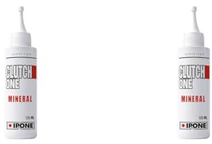 IPONE – Huile Minérale pour Embrayage Hydraulique – Clutch One – Pour Motos Route et Motos Cross - Compatible avec joints d'étanchéité - Tube avec embout verseur - 125 ml (Lot de 2)