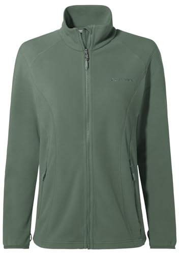 VAUDE Rosemoor Fleece Jacket for Women - Warm & Sustainable Fleece Jacket Made of Recycled Polyester, Zip-in Function, Drawstring, Hiking & Leisure