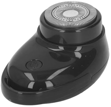 Regolabarba da uomo, mini regolabarba elettrico con cavo di ricarica, tagliacapelli compatto e portatile