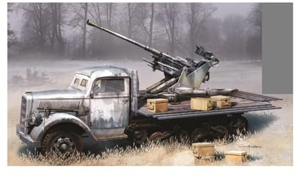 Dragon Models SD Kfz 3a Maultier Half Rack w/3.7cm Flak 37