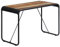 OHOOWOO Esstisch 118x60x76 cm Altholz Massiv,Vintage Esstisch aus recyceltem Massivholz Industrieller Charme für Esszimmer und Küche Wohnzimmer Esstische