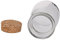 getuse Lot de 2 mini bocaux de rangement en verre borosilicate avec bouchons en liège pour bonbons, pot-pourri et décoration de vacances