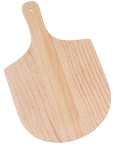 Garneck Wood Pizza Peel Pizza Board Handle Wooden Cutting Board Cheese Paddle Bread Platter for Serving