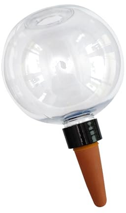 Globes D'arrosage pour P-lante, 500ML Pinces D'arrosage Automatique, Arroseurs Automatiques pour P-lante avec Pics en Terre Cuite, Système de Globes Arrosages Automatique pour P-lantes de Vacances