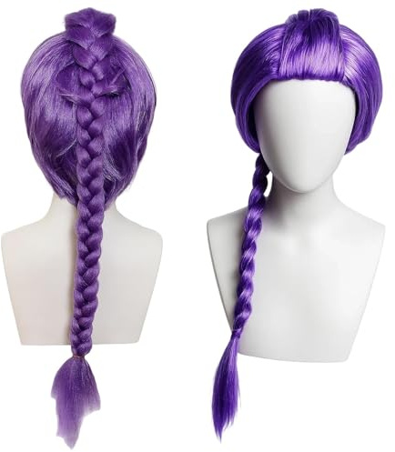R-umi Perücke, Lila Anime Cosplay Perücke Für Kostüm, Kinder Und Erwachsene, 30 cm Länge, Hochwertige Hochtemperaturfaser
