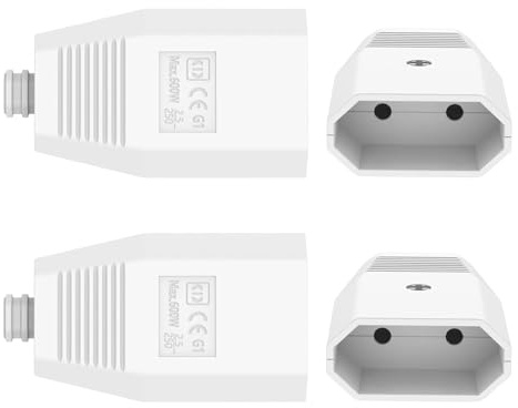 Enchufe eléctrico hembra de 4 piezas, enchufe hembra,conector europeo enchufe plano de contacto de protección,Acoplamiento plano Euro 250V enchufe Euro placa enchufe eléctrico hembra con descarga