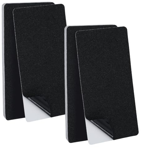 OLYCRAFT 20pz Marine Boat Non-Skid Marini per Barche Cuscinetti Adesivi 151x301mm Nastro Antiscivolo Nastro Antiscivoli Pretagliato Nero per Ponti di Barche Gradini di Rimorchi Barca