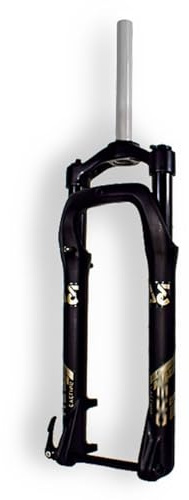 HWEVDHJ 20/26 Zoll 4.0 Reifen Snow Fatbike Federgabel 100mm Federweg Luftfedergabel 1 1/8 Gerades Rohr Fahrrad Vorderradgabel 15 * 135mm Steckachse Gabel Für Schnee Strand E-Bike(20inch)