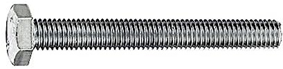 Connex Sechskantschrauben M5 x 40 mm, DIN 933, 1000 g, verzinkt, KL4080540