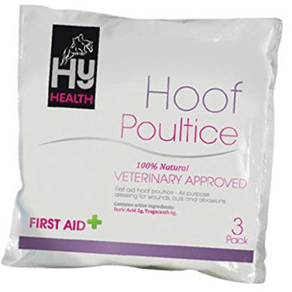 HyHEALTH Hoof Poultice Pack of 3 Hoof Shaped 2689