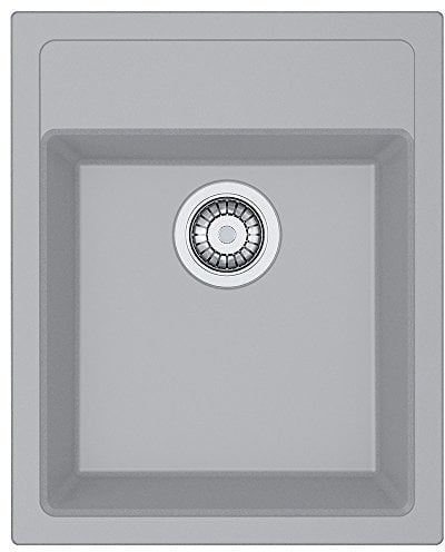 Franke 114.0496.102 granito fregadero de cocina con único cuenco, Gris