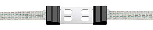AKO Weidezaunband Bandverbinder Litzclip 12,5mm - Edelstahl, 5 Stück - Einfache Verbindung von Weidezaunband - Schnelles Reparieren von gerissenem Band