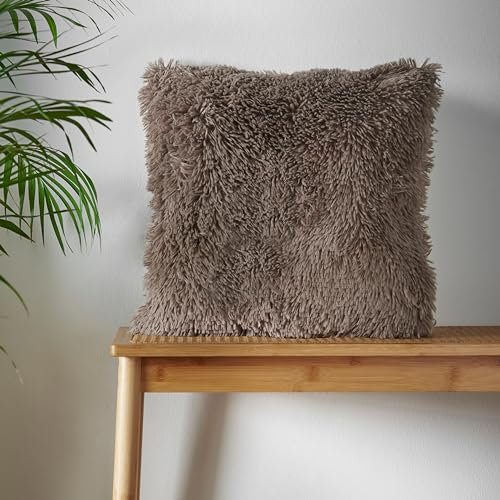 Catherine Lansfield Cuddly Cushion 45x45cm Natural