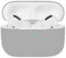 Airpods Pro Hülle, Watruer Protective Ultra-Thin Soft Silicone Stoßfeste rutschfeste Schutzzubehör Abdeckhülle für Apple Air pods 3 Charging Case - Grau