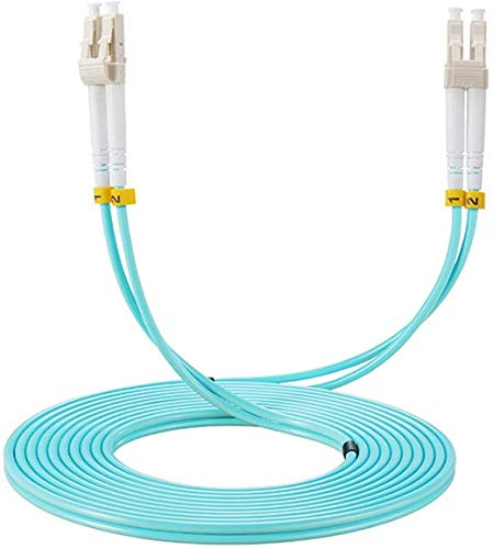 Elfcam® - Fibra Óptica Cable LC/UPC a LC/UPC OM3 Multimodo Duplex 50/125um LSZH, 30M