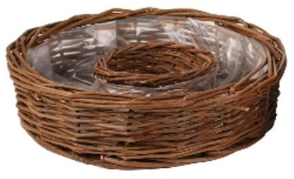 Decpero Pflanzring aus Naturweide Ø 40 cm