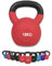 wuuhoo® Kettlebell Dwayne - Kugelhantel 2kg - 28kg aus massivem Gusseisen mit Neopren Beschichtung, Schwunghantel für dein Krafttraining, Gewichte mit Farbcodes - Fitnessgerät für Zuhause 18 kg