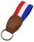 BDM Porte-clés Drapeau France, Porte-clés Football, Anneau en Tissu pour la Maison ou la Voiture, Homme et Femme