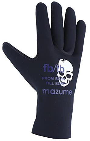 mazume Neopren Handschuhe für Hecht und Zander, Barsch, Forelle, Angeln MZGL-F650 Black / Blue M