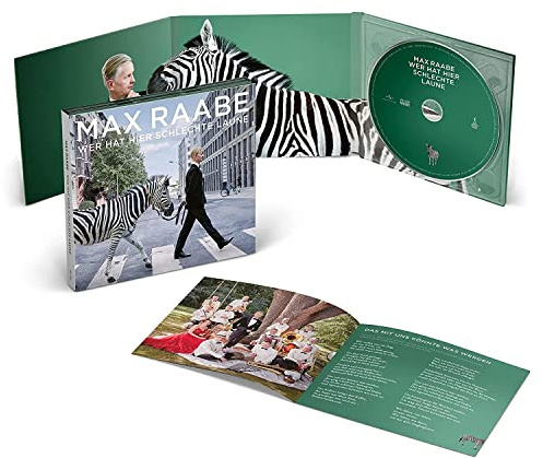 Max Raabe Wer Hat Hier Schlechte Laune Neues Album 2022 CD im Digipack mit 24-seitigem Booklet