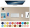 Leder-Schreibtischunterlage,wasserdichte Schreibtischunterlage für Schreibtisch, Schreibtischunterlage für Tastatur und Maus, Leder-Mauspad-Schutz für Büro und Zuhause, 90 * 43cm (L Beige)
