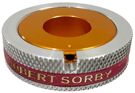 Robert Sorby LRSTRAC20 Tool Rest Adjustment Collar for Woodturning Lathe - Orange 20mm