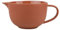 JTBDWOSK Single-Colored Ceramic Bowls with Pouring, Mixing Bowl with Handle, Bowls for The Kitchen, Salad, Vegetables, Egg Fluid,Orange,500ml