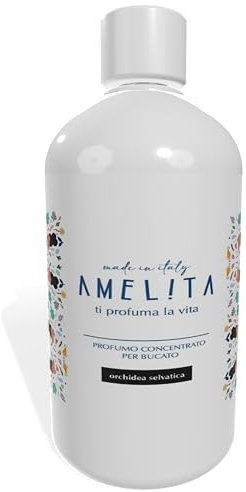 AMELITA - Profuma Bucato Super-concentrato, Orchidea Selvatica - Profumabucato flacone da 500 ml.