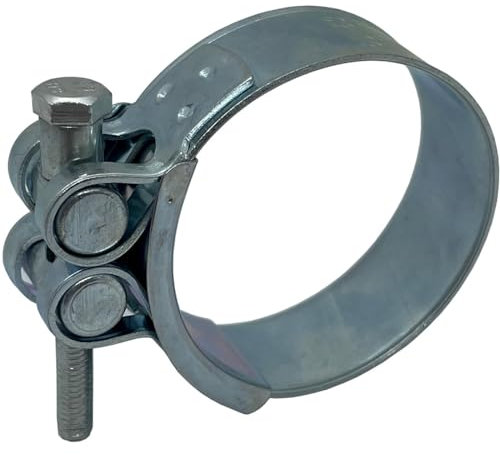 1x Lumonic Gelenkbolzenschelle Edelstahl 64-67mm V2A Auspuffschelle für Bau PKW LKW