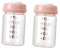 ifundom 2pcs Glass Breastmilk Storage Bottles Breast Milk Storage Bottles for Breast Milk Collection Solution Dishwasher Safe Freezer Safe