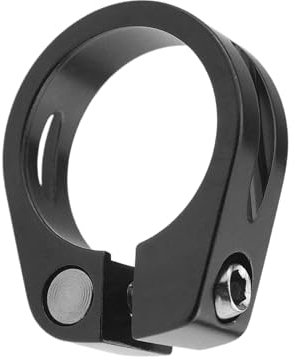 1 morsetto per tubo nero, sella per bicicletta, morsetto per sella, lega di alluminio, morsetto per tubo sella, accessori per bicicletta, adattatore per mountain bike