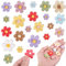 EUIOOVM 3D Blumen Magnete Kühlschrank, 30 stück Magnete Blumen für Küche Schließfach Whiteboard Zuhause Büro Schrank Dekor, Kleine Magnete Bunte Dekorative Magnete