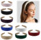 8 Stück Haarreifen Damen Breit Headband Stylische Haarreifen Haarschmuck Damen Sie Können Diy Entwerfen Haarreif Schwarz 6 Farben Haarreif Breit für Urlaubsoutfits Alltagsoutfits
