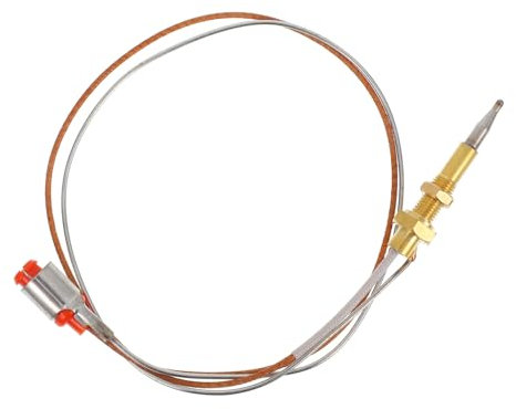 HANABASS Thermoelement Für Gasherd Lang Mit Präzisem Kopf Für Sichere Flammenerkennung Einfache Installation Kompatibel Mit Eingebauten Öfen Als Ersatzteil Für Kamin Grill Und Gasheizung