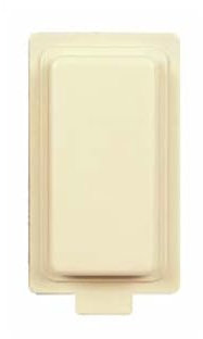 Tappo, falso polo, Modulo bianco, Compatibile Con BTicino Magic, frutti, interruttori, pulsanti, deviatori, dimmer, sensori, PIR, buzzer, Per Placche originali e compatibili