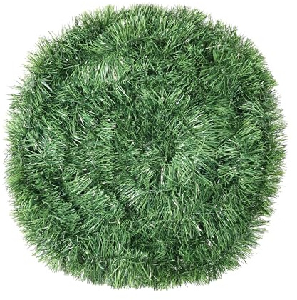 Chumix Künstliche Tannengirlande 10M Wie Echt – Grüne Dekogirlande Aus PVC Mit Flexiblem Draht, Girlande Für Hochzeit, Balkon, Treppengeländer, Gartenzaun, Innen & Außen, Weihnachten Deko