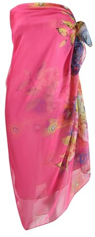 Womens Sexy Bohemian Floral Beach Cover Up Sarong Wrap Swimsuit Beachwear