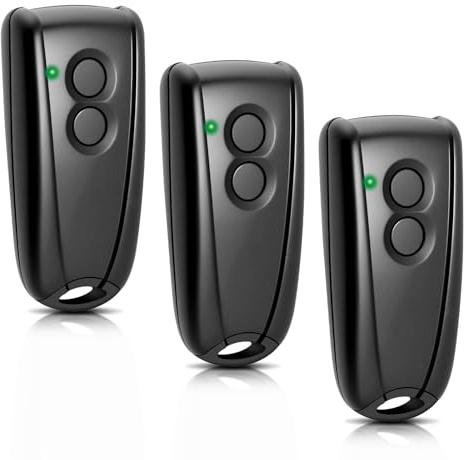 RSE2 Telecommande Portail, 433,92 MHz Telecommande Porte de Garage pour Ecostar RSC2, Compatible Avec Liftronic 500, 700, 800 Porte de Garage, 2 Boutons, 3PCS