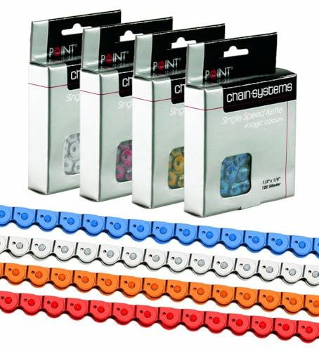 Point Unisex Half Link Mk 918 - 1/2 X 1/8 102 Glieder Kette, rot, 19 x 8 cm EU